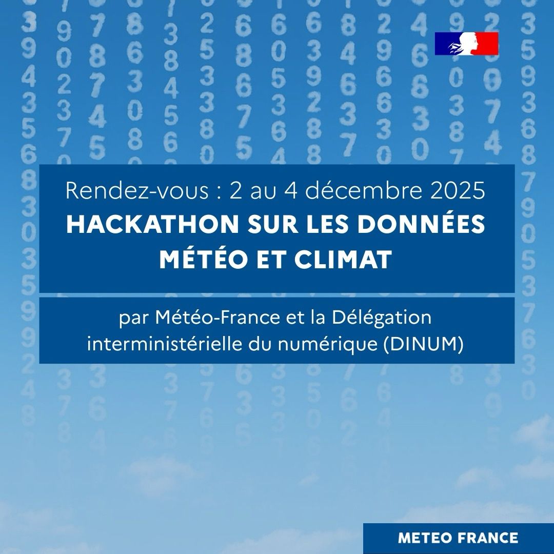  Hackathon sur les données météo et climat 